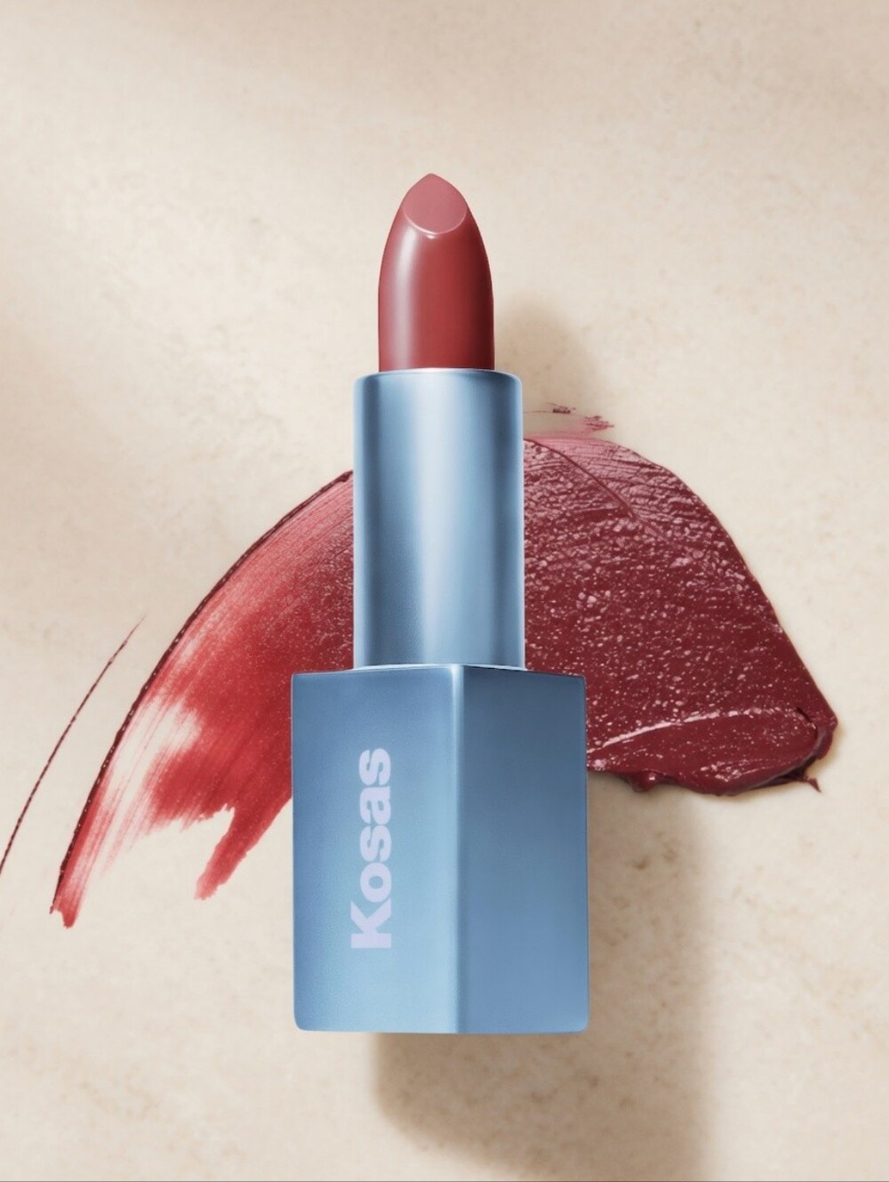 Kosas "Daydream" Cool Pink Weightless Nourishing Satin Lipstick Travel Size A1